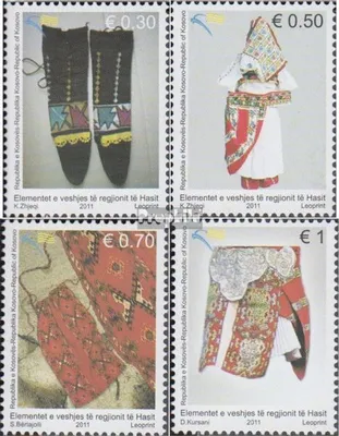 Produktbild von Briefmarken Kosovo 2011 Mi 196-199 (kompl.Ausg.) postfrisch Trachten