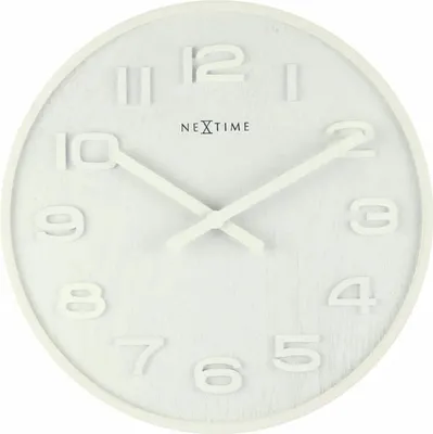 Produktbild von NeXtime 3096WI Uhr de Tisch- oder Wanduhr de Quarz Circle White White