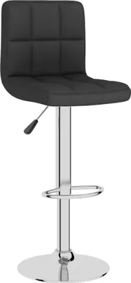 Produktbild von vidaXL Barhocker Schwarz Stoff