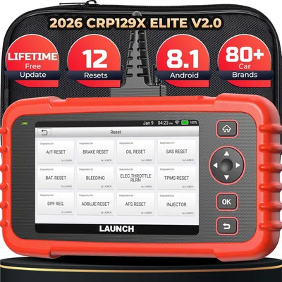 Produktbild von LAUNCH CRP129X V2.0 obd2 Diagnosegerät mit 4-Systemdiagnosen(Motor SRS at/MT und ABS) , 12 Reset-Funktionens