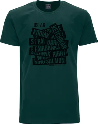 Produktbild von Übergrößen T-Shirt Kodiak schwarz AHORN SPORTSWEAR bottle green 6XL