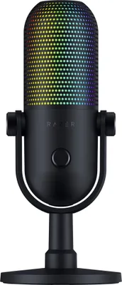 Produktbild von Razer Seiren V3 Chroma, Tablet-Mikrofon, 110 dB, 20 - 20000 Hz, 24 Bit, 96 kHz, -34 mV/Pa