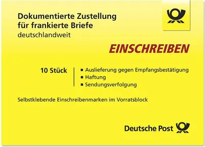 Image de Timbre-poste recommandé national 10p.