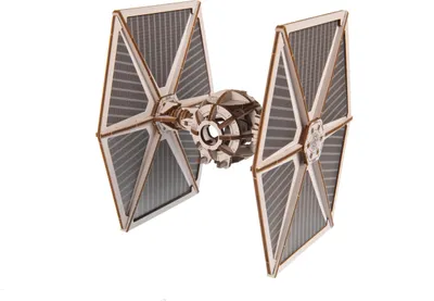 Immagine prodotto di Puzzle 3D, TIE Fighter, Ugears, legno, 400 pezzi