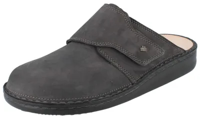 Obrázok produktu pre Finn Comfort Amalfi, dreváky, pantofle, pánske, koža, sivá (sivá) - Značka Finn Comfort, sivá, koža (nubuk)