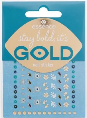 Image de Stay Bold It's Gold Nail Stickers 1 unité