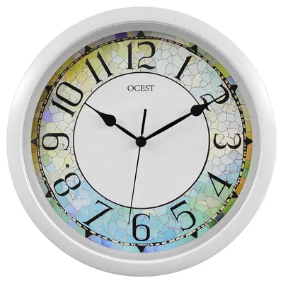 Immagine prodotto di Orologio da parete illuminato, diametro 33 cm, alimentato a batteria, ideale per la camera da letto