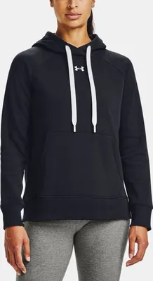 Produktbild von Under Armour Damen Rival Fleece HB Hoodie - 1356317, Farbe:Schwarz, Textil:M
