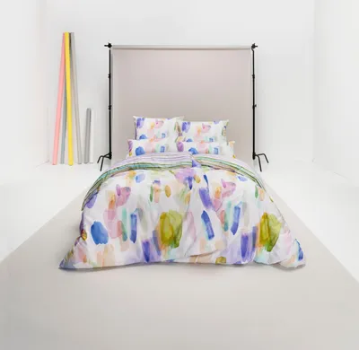 Produktbild von Estella Mako-Satin Bettwäsche Fancy multicolor 155x220 cm + 80x80 cm