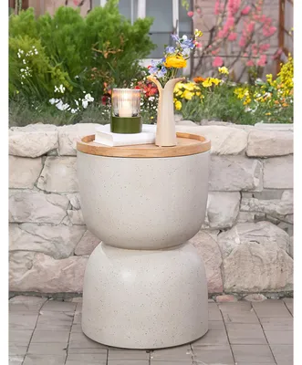 Immagine prodotto di Gilde Beistelltisch, rund, "Korpus", Magnesia, grau, VE 1, H. 59 cm, D. 40 cm 69867 4063387698679