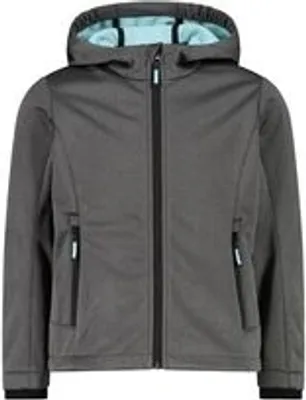 Produktbild von Cmp Kid G Jacket Fix Hood Nero Mel.-Acqua 152