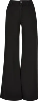 Image de Urban Classics Ladies High Waist Wide Leg Chino Pants noir - 34 large