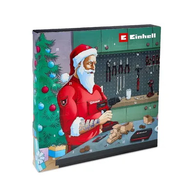 Productafbeelding van Einhell adventskalender 2025 24 gereedschappen - Bit- en ratelaccessoires - Snij-/meetgereedschap - Duurzame materialen