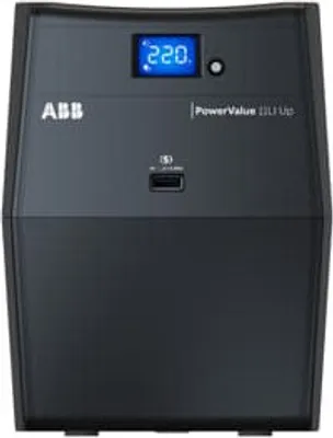Image de ABB 4NWP100172R0001 alimentation d'énergie non interruptible Interactivité de ligne 1 kVA 600 W 6 sortie(s) CA