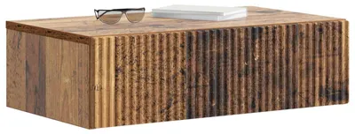 Image de vidaXL Table d'appoint murale, 59 x 34,5 x 17 cm, en panneaux de particules