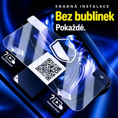 Obrázek produktu pro H Hardy 2 ks Hybridního skla pro iPhone 18 Pro/17 Pro, Netříštivá Fólie na displej odolná proti poškrábání, Obrázek vytvořený pomocí AI