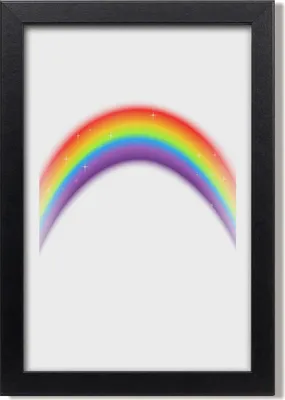Produktbild von Bild 20x30 MDF-Rahmen, Wandkunst Regenbogen