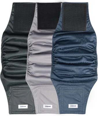 Imagen del producto de Pañales reutilizables para perros, extra absorbentes, 3 unidades, talla XS, para incontinencia