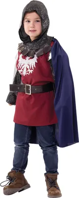 Produktbild von Ritter Lancelot Set 4-tlg. Mittelalter Karneval Fasching Kinder Kostüm 128
