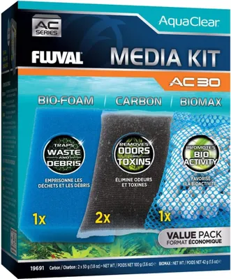 Immagine prodotto di Set di ricarica per la manutenzione del FILTRO AC30 Fluval