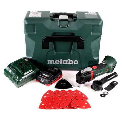 Produktbild von Metabo MT 18 LTX Akku Multitool 18V ( 613021840 ) OIS-/Starlock-kompatibel + 1x Akku 4,0Ah + Ladegerät + Koffer