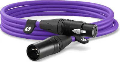Produktbild von RØDE XLR3M-PU, XLR, Stecker, XLR, Buchse, 3 m, Violett