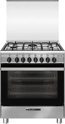 Image de Glem Gas SA765VI Cuisinière Cuisinière indépendante A Plaque de cuisson à gaz Acier inoxydable