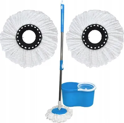 Produktbild von Magic Spin Mop + 2 Kartuschen, Presseimer