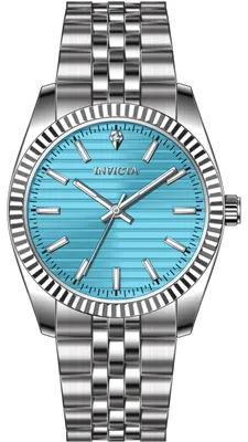 Zdjęcie produktu dla Invicta Celestial 69173 Zegarek Męski - Mechanizm Kwarcowy - Stal Nierdzewna z Niebieską Tarcza - 36 mm