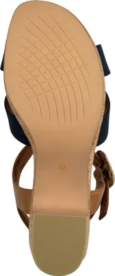 Produktbild von MARCO TOZZI Damen Sandale lowcut schlicht elegant bequem Schließe 2-28360-44, Größe:41 EU, Farbe:Blau