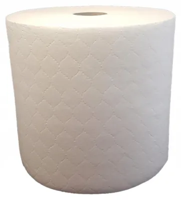 Produktbild von Friseurtuch AirLaid Vliesstoff weiß 1 Rolle, 60g/m², 95m
