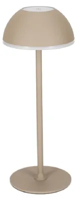 Immagine prodotto di Lampada da tavolo LED JENS Living, beige, in metallo – Lampada da tavolo ricaricabile a batteria, dimmerabile, con ricarica USB-C, 3 modalità di illuminazione (luce calda/bianca), lampada da comodino senza fili, 28,5 cm