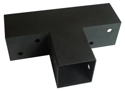 Produktbild von Flachverbinder ÄUSSERN In Kopf Stahl schwarz verzinkt 122 x 266 x 326