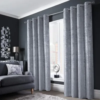 Obrázok produktu pre 100% strieborné zamatové zatemňovacie závesy 52 x 84 palcov - tepelná izolácia