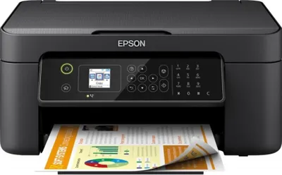 Zdjęcie produktu dla drukarka wielofunkcyjna 4 w 1 - EPSON - Workforce WF-2820DWF - atramentowa - A4 - kolorowa - Wi-Fi - C11CH90404