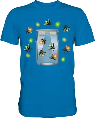 Produktbild von Glühwürmchen Camping T-Shirt – Royal Blue / 4XL