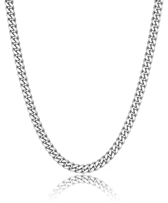 Imagen del producto de Collar cadena cubana - 50 cm - 5 mm - Acero inoxidable hipoalergénico y ajustable