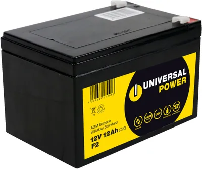 Produktbild von Universal Power AGM UPC12-12 12V 12Ah (C20) AGM Batterie zyklenfest wartungsfrei