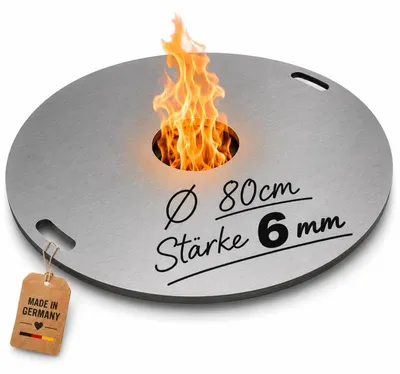Produktbild von Grillplatte von 80 cm mit Höhenverstellung