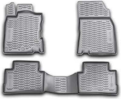 Image de ELEMENT Tapis de sol 3D en caoutchouc compatibles avec Nissan Qashqai, à partir de 2014 4 pièces.