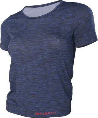 Produktbild von Brubeck Women's Kurzarm-T-Shirt BRUBECK Fusion, M, Dunkelblau