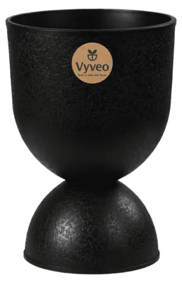 Produktbild von Vyveo - Blumentopf Muse - Schwarz - 27x39