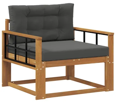 Produktbild von vidaXL Outdoor Mittelsofa Massivholz Akazie Natur