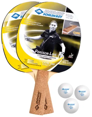 Produktbild von Donic-Schildkröt Tischtennis-Set PERSSON 500 Kork in Tragetasche