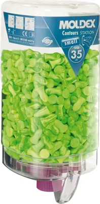 Produktbild von Moldex Einwegstöpsel Contours small in MoldexStation, groß SNR 35 dB 500 Stk