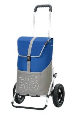 Produktbild von Andersen SHOPPER MANUFAKTUR Einkaufstrolley Royal Shopper Filip 46L Blue blau 107cm