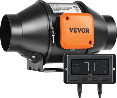 Produktbild von VEVOR 21W Odsávací ventilátor dymu Odsávací ventilátor Inline kanálový ventilátor