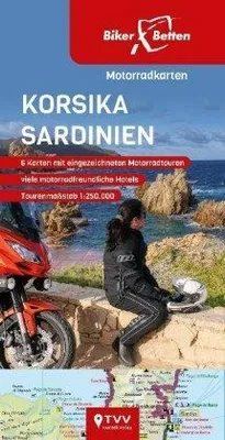 Produktbild von Motorradkarten Set Korsika Sardinien