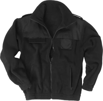 Produktbild von SECURITY Fleecejacke schwarz, XXL