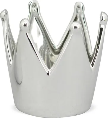 Produktbild von Krone Dekoaufsteller Windlicht Aufsteller silber Ø 10x10 cm